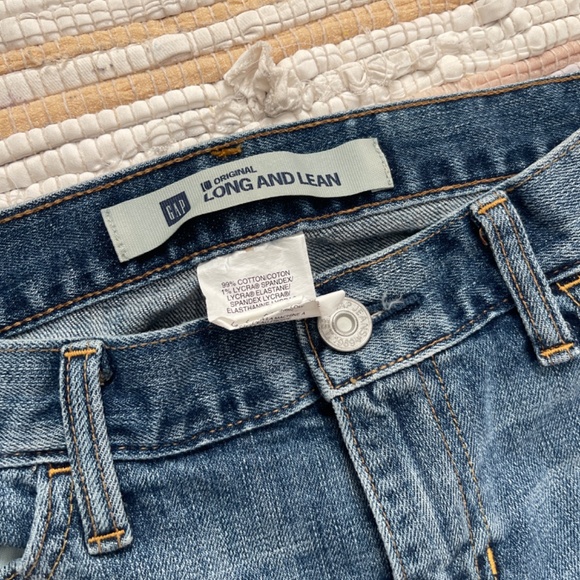Gap Low Rise Long and Lean Denim Jeans Size 2 Regular - Picture 5 of 8